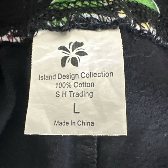 Cotton Hawaii Shorts Island Design Collection Women's Large Sleepwear Running - Picture 10 of 10